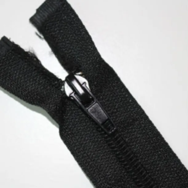 12" / 30cm Regular Nylon Open End Zip  - Select Colour