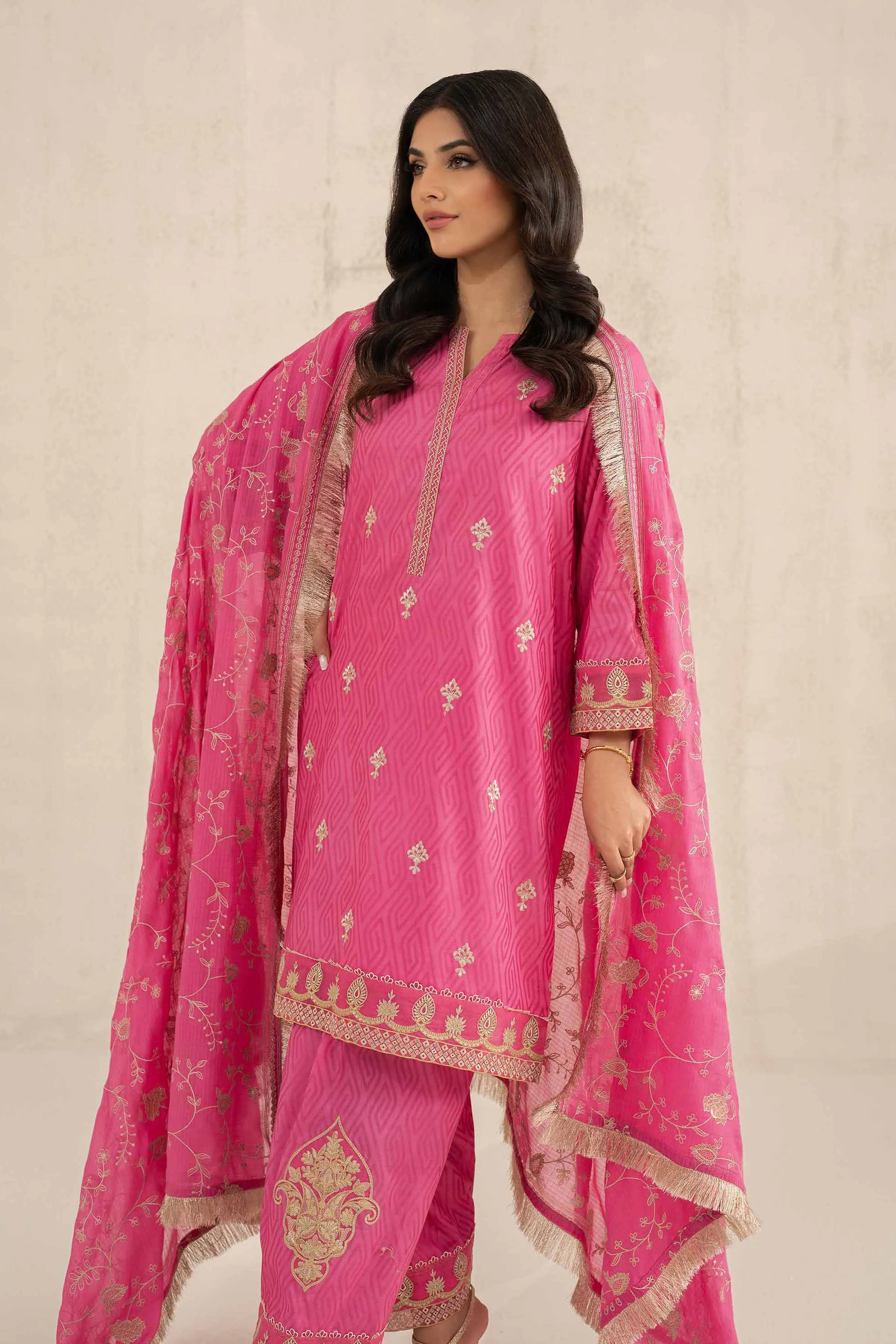 3 Piece - Embroidered Suit - 42519135