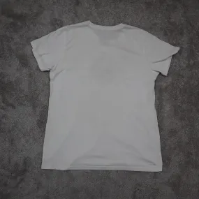Adidas Sportswear T-Shirt Boys Large L White Short Sleeves Graphic Logo Shirt