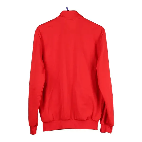 Age 16 Errea Track Jacket - Medium Red Polyester Blend