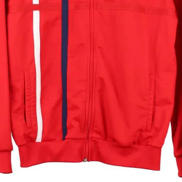 Age 16 Errea Track Jacket - Medium Red Polyester Blend