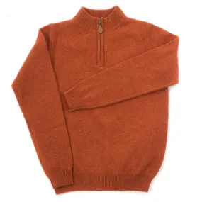 Alan Paine Ember Lambswool Quarter Zip Jumper