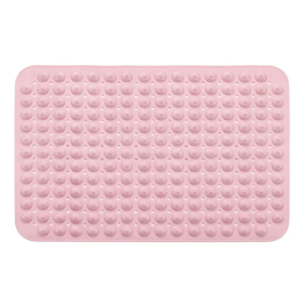 Anti Skid Shower Bath Mats - Pink Color (88*58cm) Accu-Pebble,anti skid shower mats