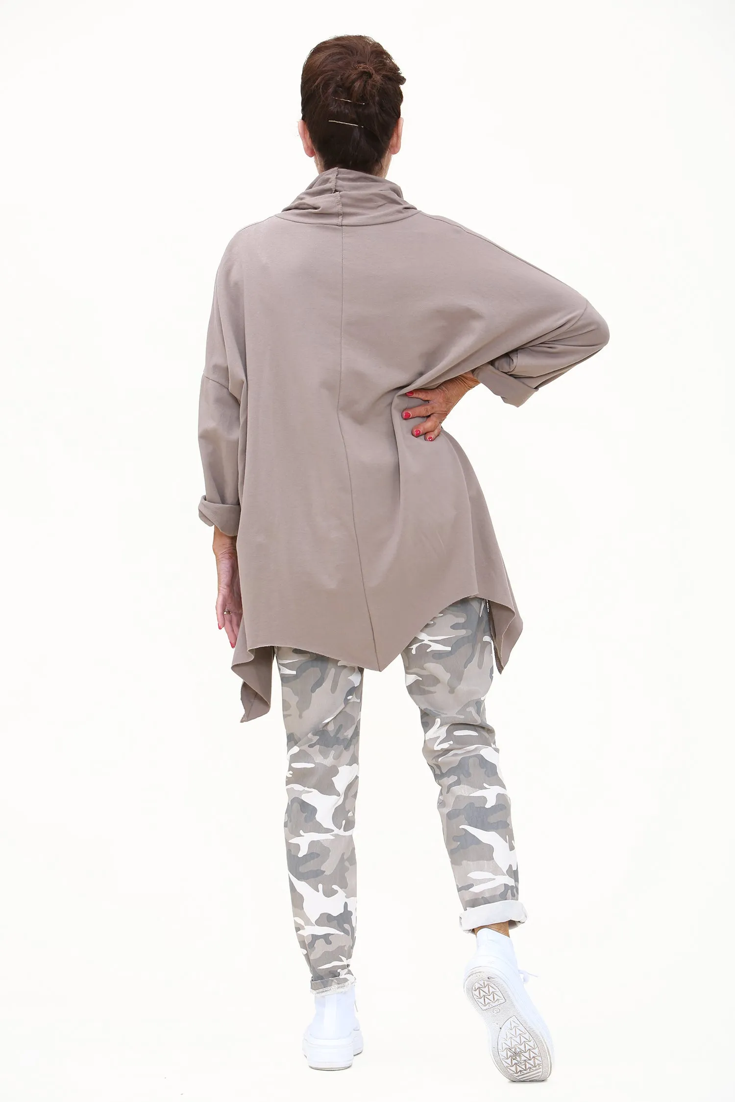 Army Magic Trousers  In Beige with Khaki /