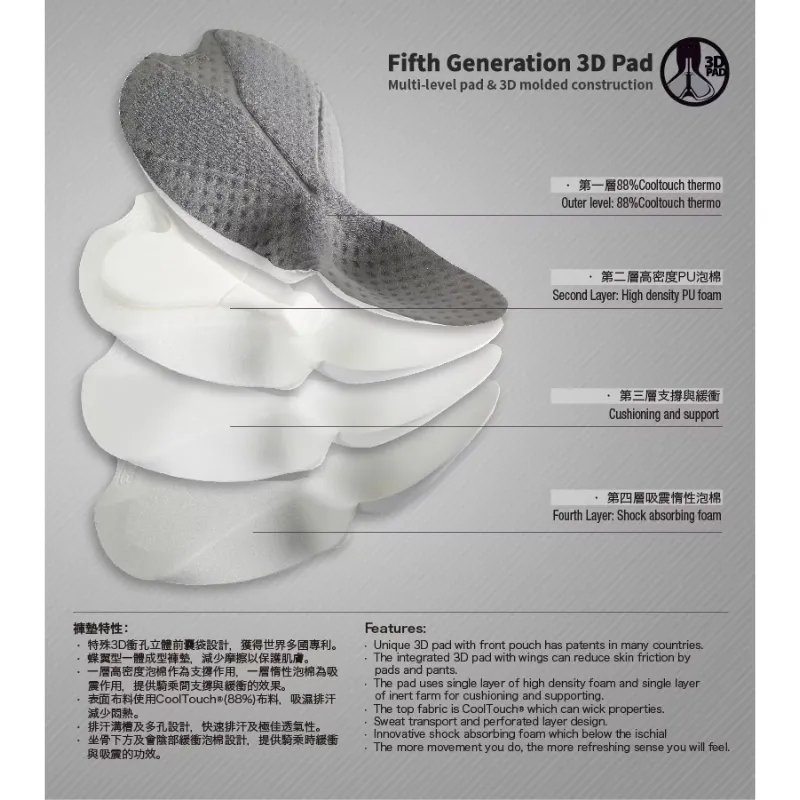ATLAS 男透氣九分褲 HJ-8026-黑色-30-38℃  /ATLAS MEN TIGHT-HJ-8026,BK,30-38℃-5TH