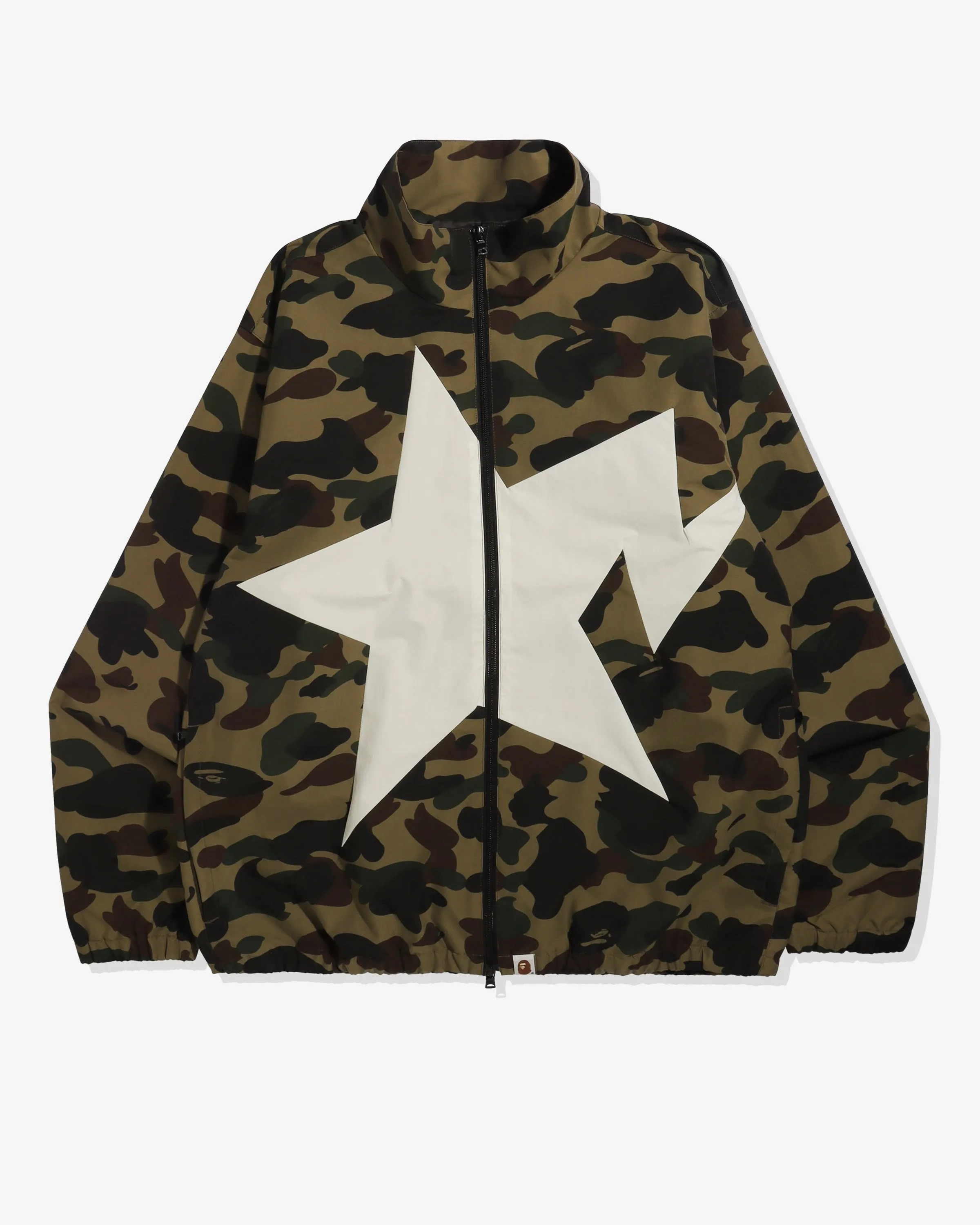 BAPE 1ST CAMO TRACK JACKET - GREEN