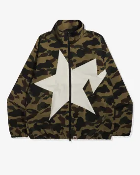 BAPE 1ST CAMO TRACK JACKET - GREEN