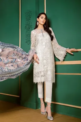 Baroque Classic Whites Luxury Chiffon Collection 2018 – Bleu Aura