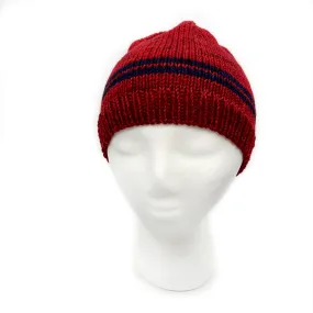 Basic Beanie | 100% Superwash Merino Wool | Cereza Red