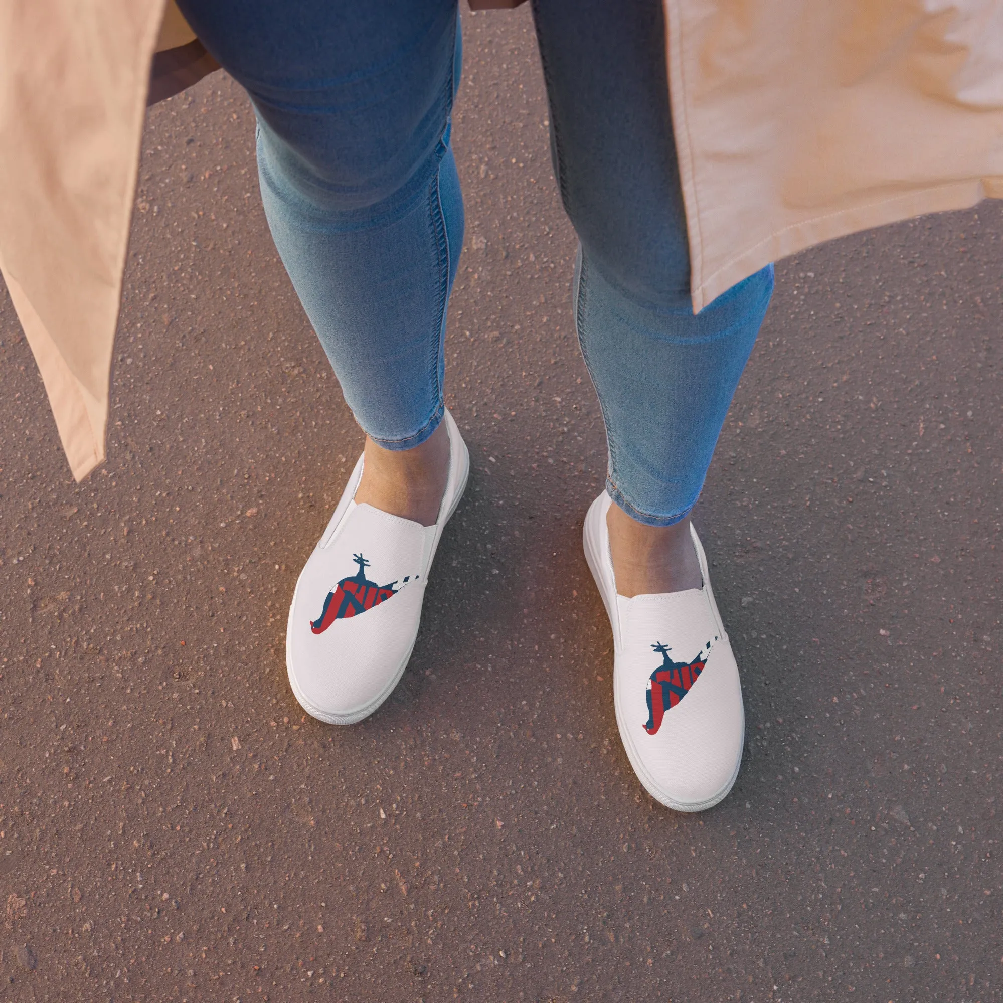 BE PROUD Women's Slip-On Canvas Shoes