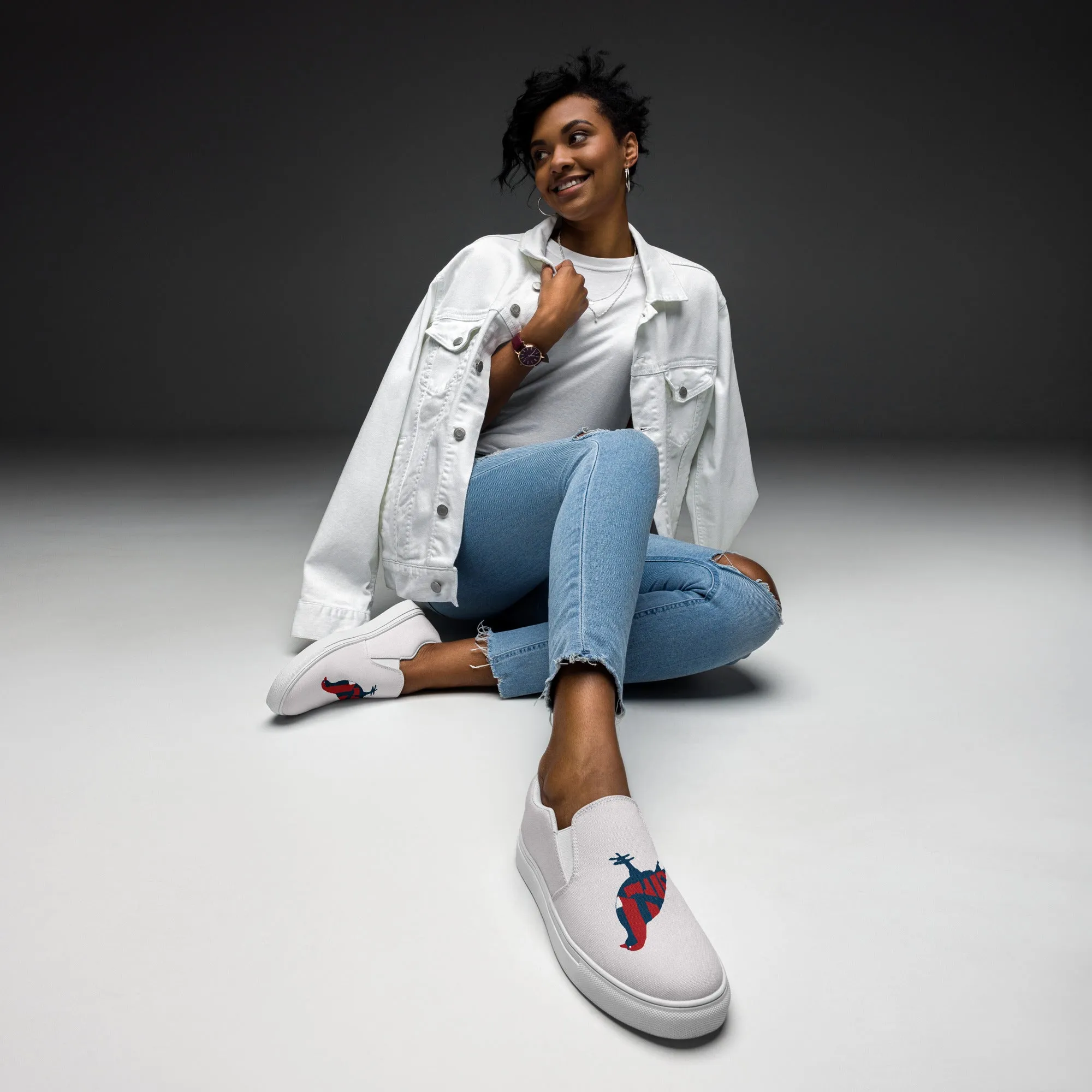 BE PROUD Women's Slip-On Canvas Shoes