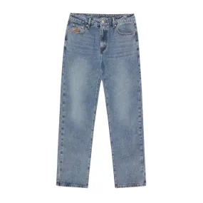 Billionaire Boys Club Diamond & Dollar Embroidered Denim Jean
