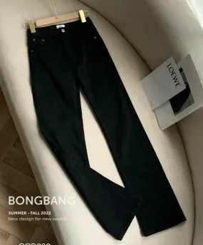 Black flapper jeans