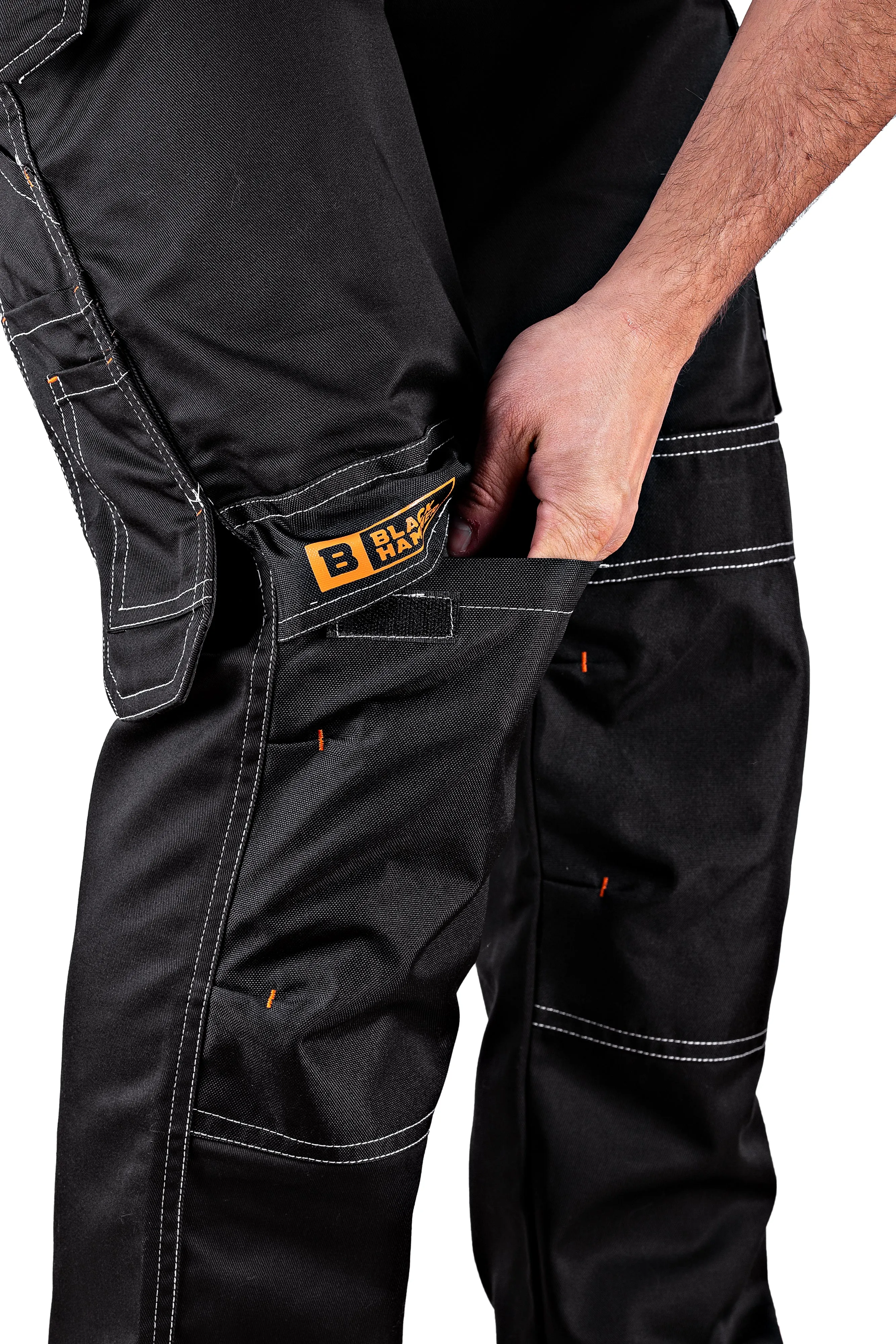 Black Hammer - Godzilla Multi Pocket Work Trousers