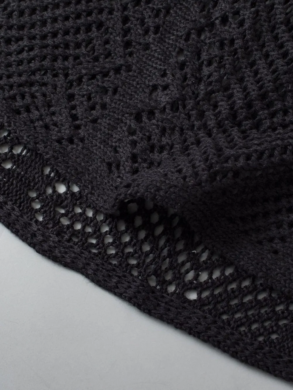 Black Knit Pullover
