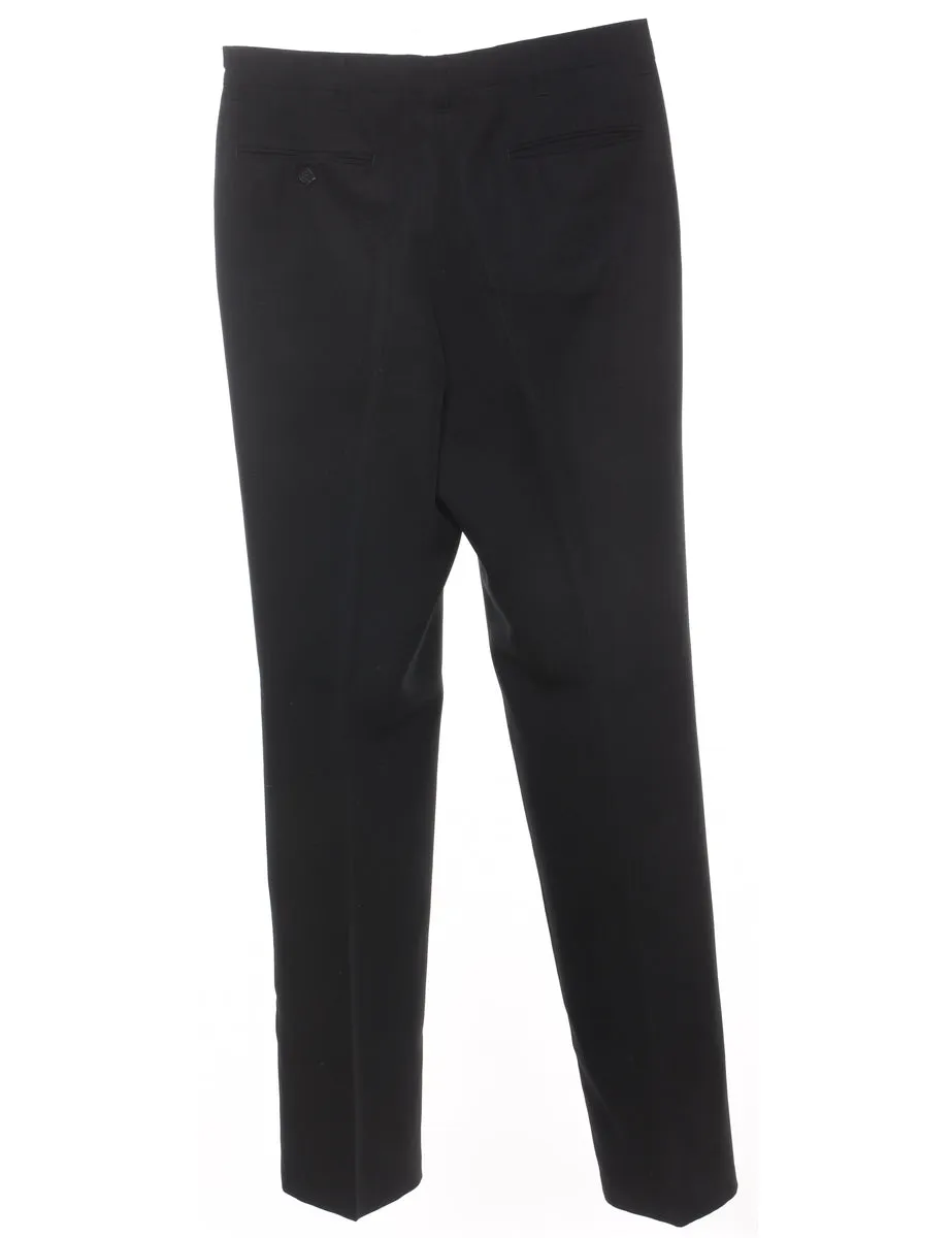 Black Tapered Trousers - W32 L33