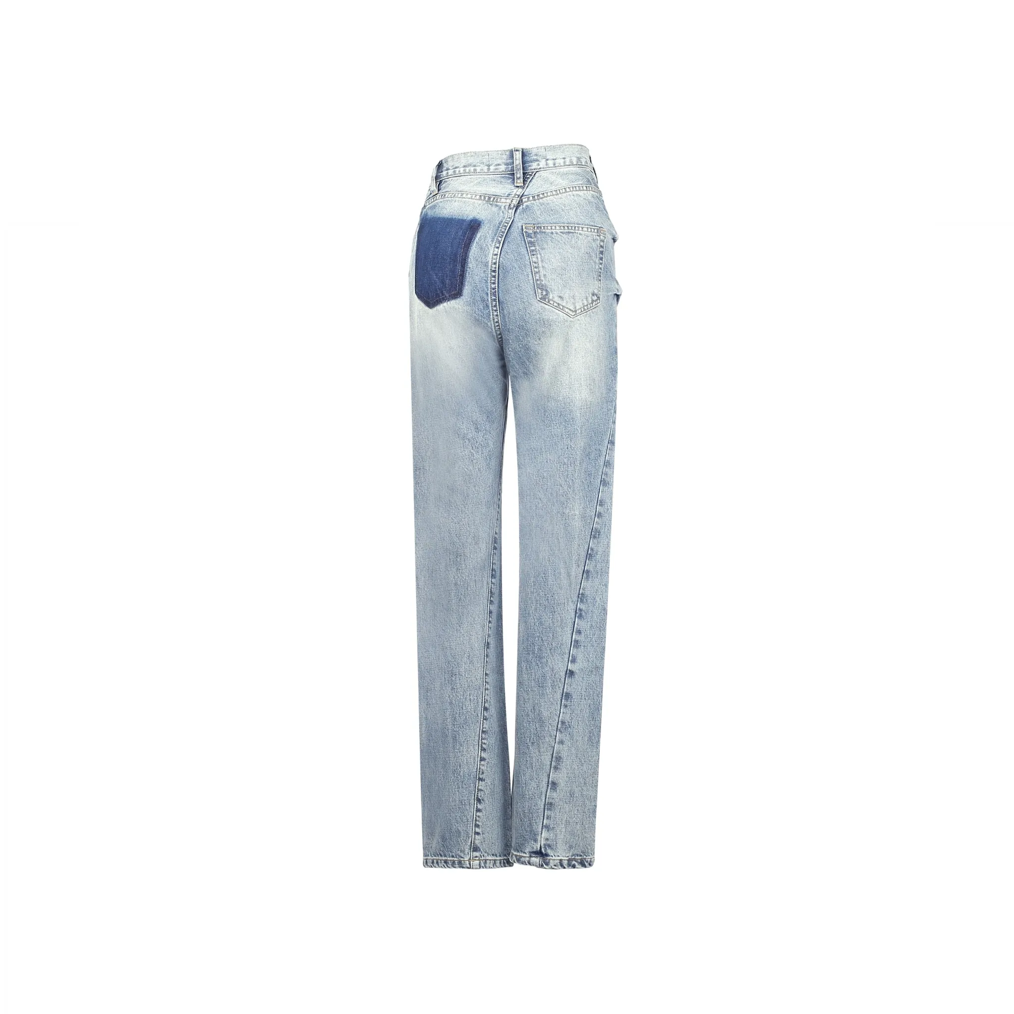 Blue Twisted Jeans