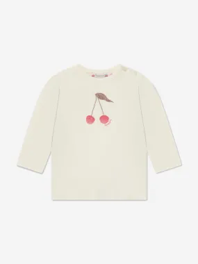 Bonpoint Baby Girls Tahsina Long Sleeve T-Shirt in Ivory