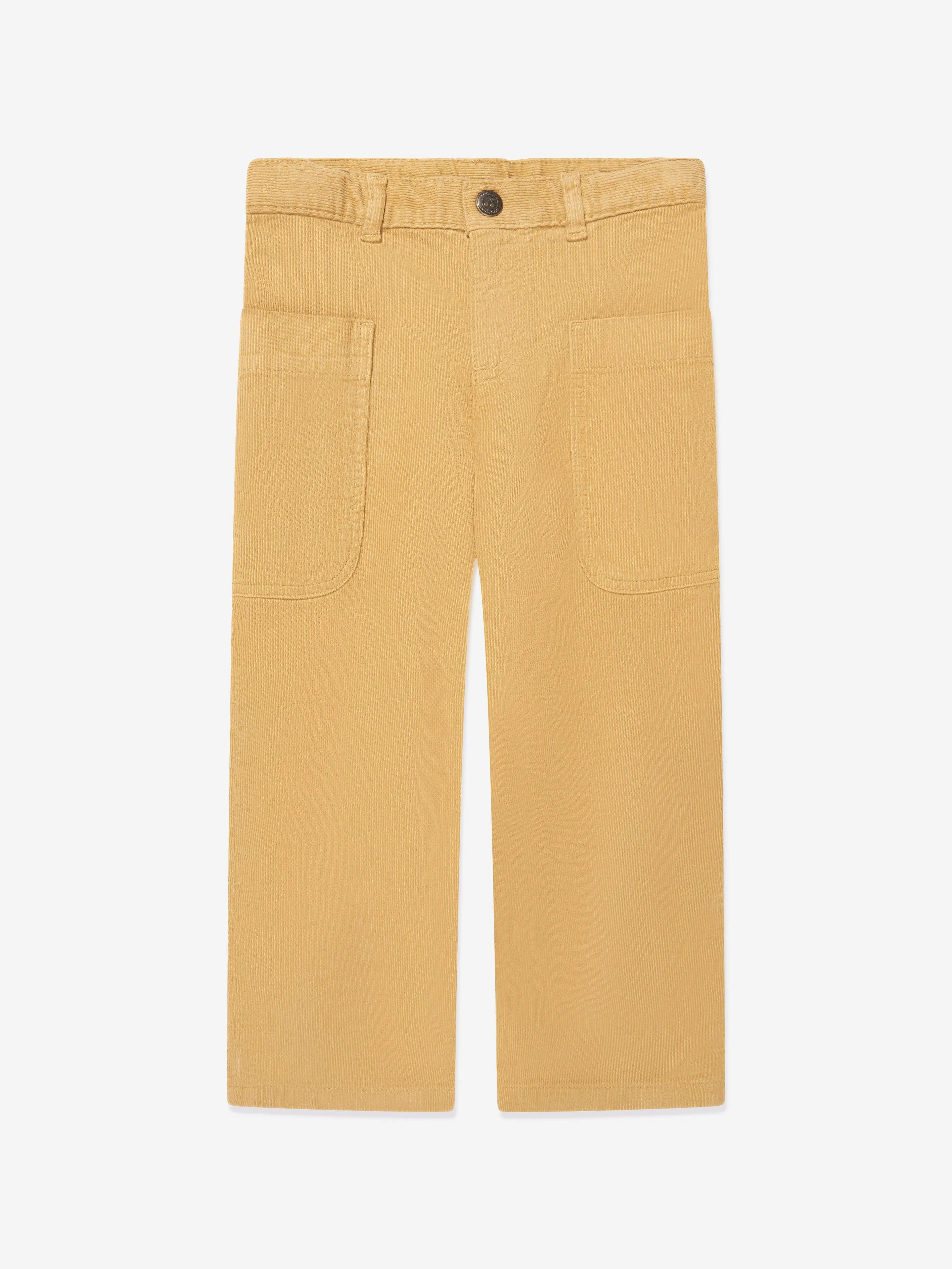 Bonpoint Girls Looping Trousers in Yellow