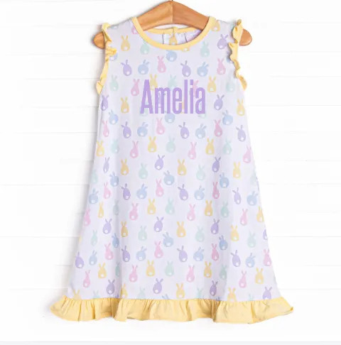 Boppin' and Hoppin' Dress, Yellow