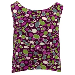 Box Top - 60s Circles Purple