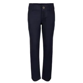 BOYS NAVY BLUE TWILL BASIC TROUSER