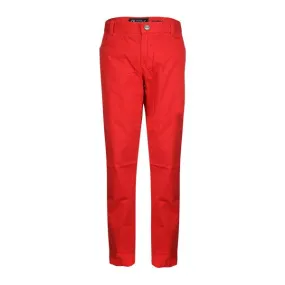 BOYS RED 5 POCKETS TWILL TROUSER