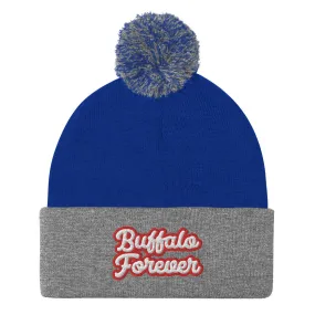 Buffalo Forever Pom-Pom Beanie