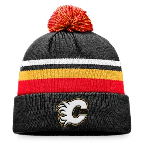 Calgary Flames Retro Reverse Special Edition 2.0 Authentic Pro Fanatics Cuff Knit Pom Toque