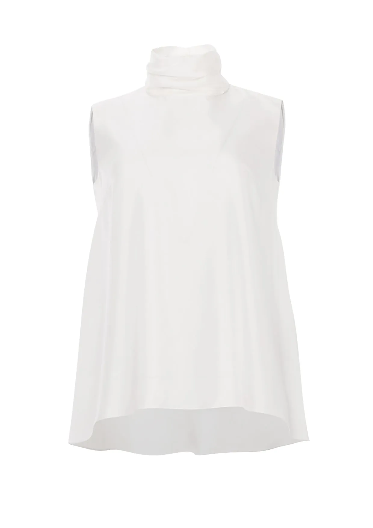 Calla High-Neck Silk Top