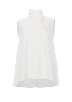 Calla High-Neck Silk Top