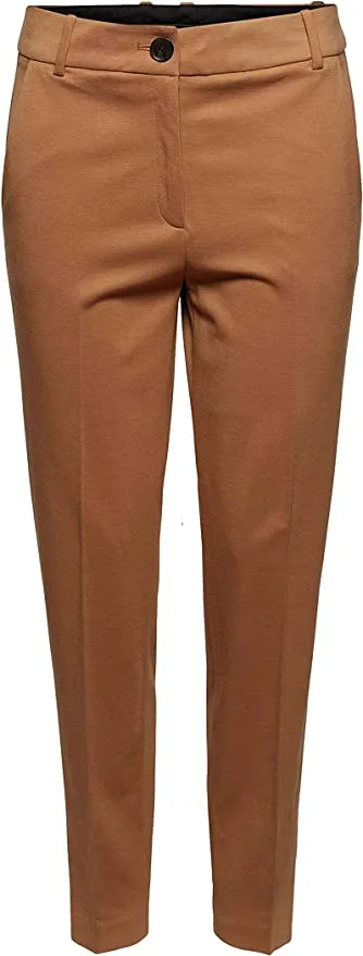 Caramel Narrow Leg Trousers
