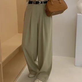 Casual Pants Idle Style Draped Pants