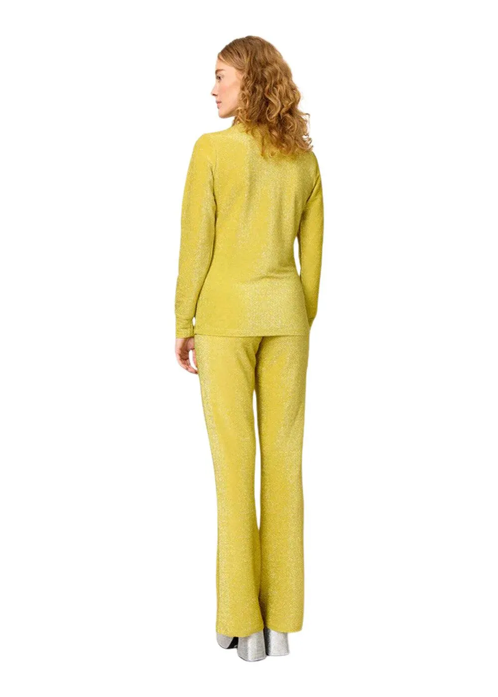 Cattia Trousers - Golden Lime