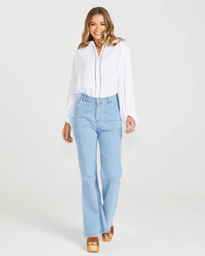 CHAPEL TRIM SHIRT - White