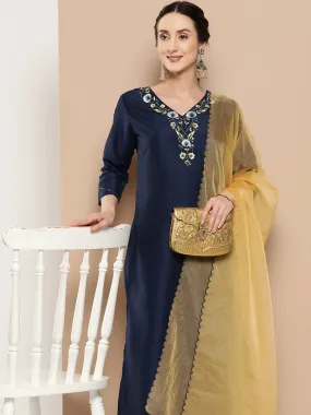 Chikankari Kurta Dupatta Set