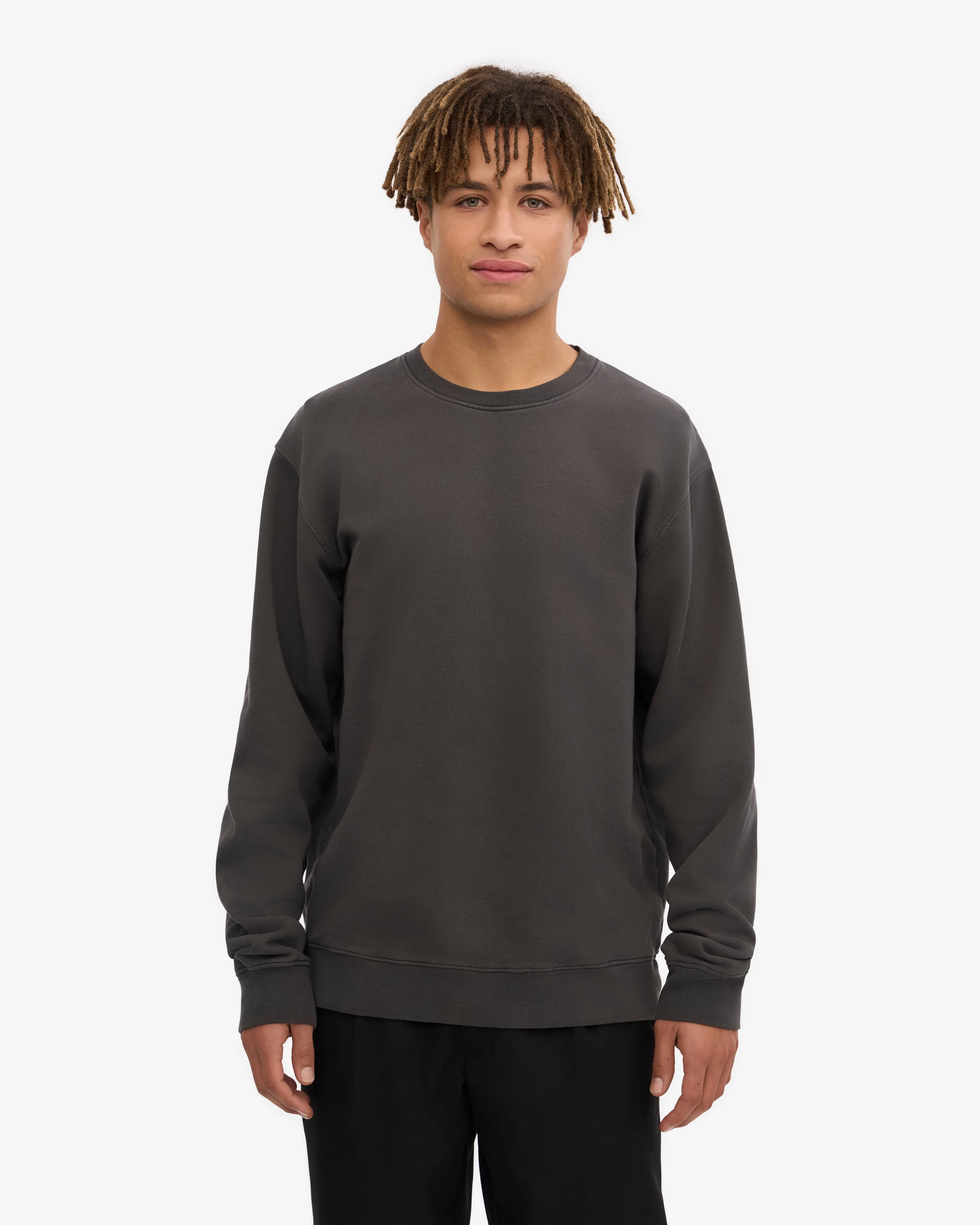 Classic Organic Crew - Lava Grey