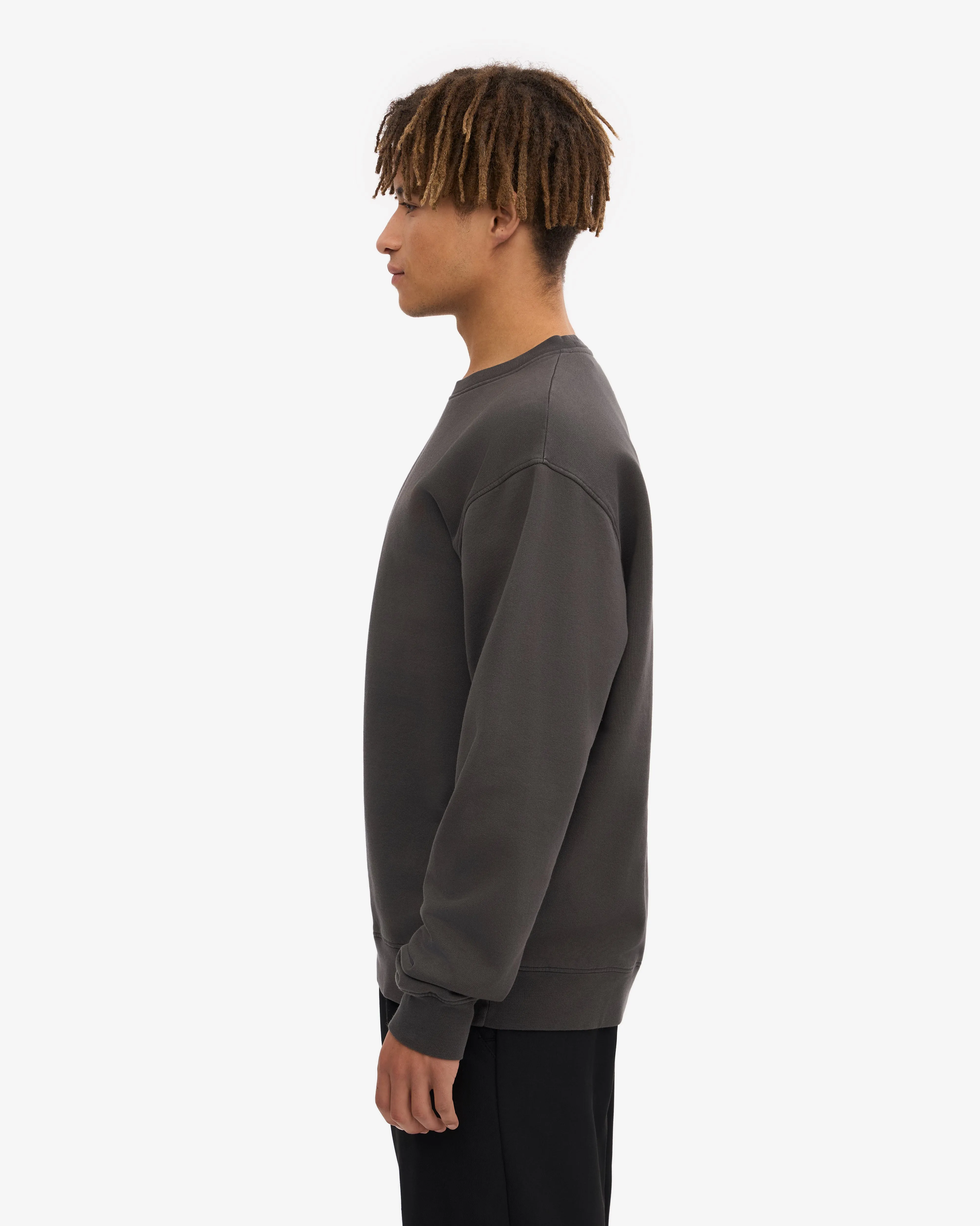 Classic Organic Crew - Lava Grey