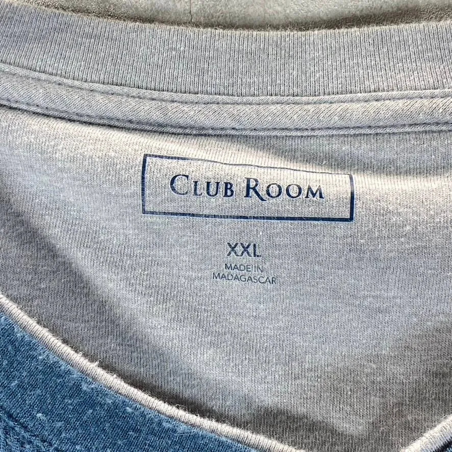 CLUB ROOM Men's Blue Wing Thermal Henley Pullover Long-Sleeve Shirt SZ 2XL