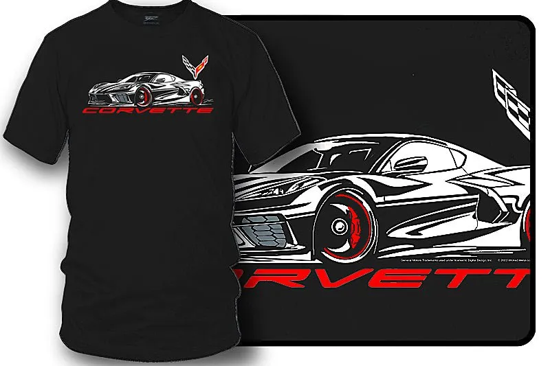 Corvette c8 Stylized  - Corvette C8 Stylized shirt