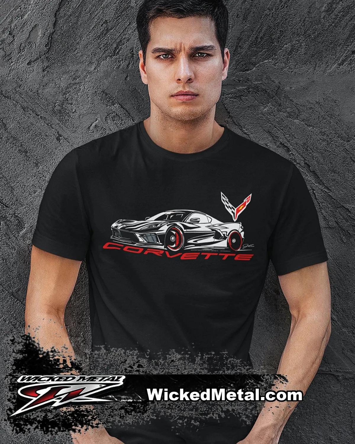 Corvette c8 Stylized  - Corvette C8 Stylized shirt