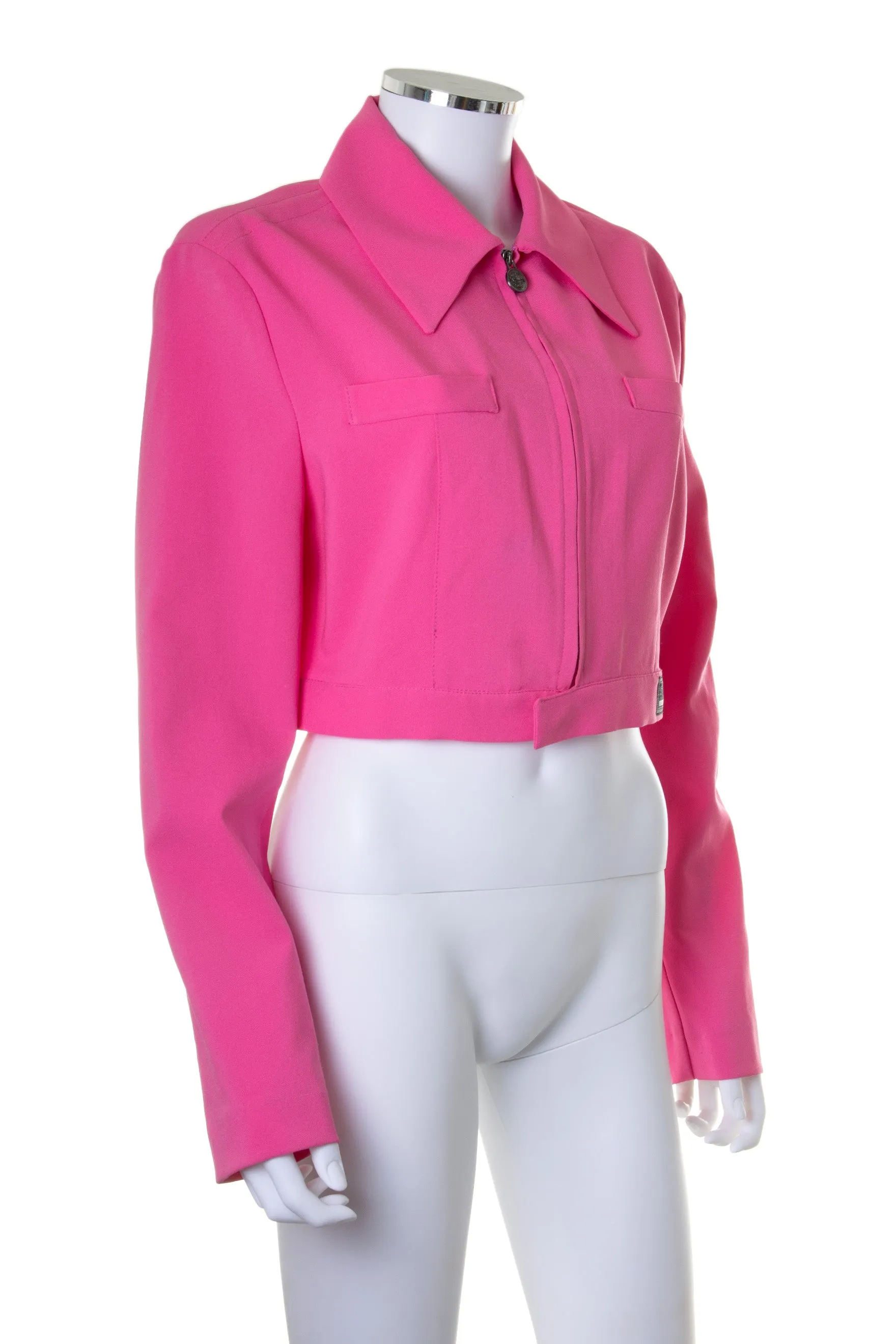 Cropped Pink Jacket