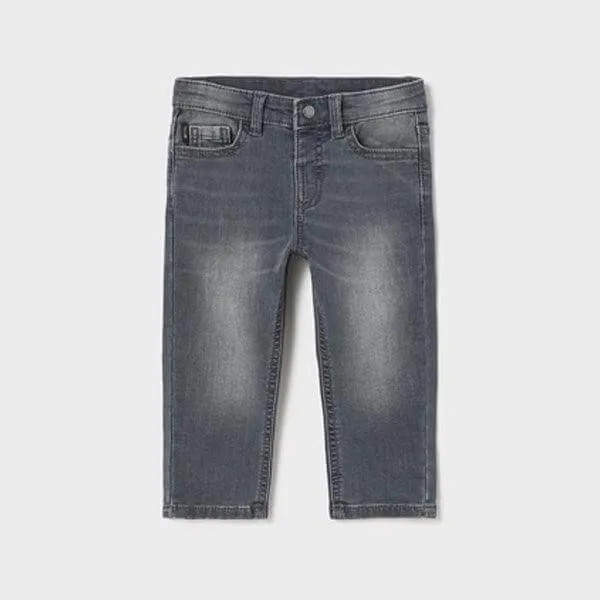 DARK GREY DENIM TROUSER FOR BABY BOY