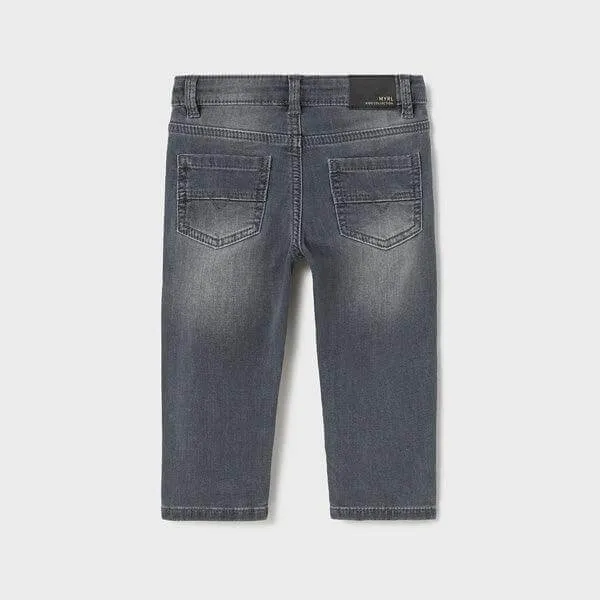 DARK GREY DENIM TROUSER FOR BABY BOY