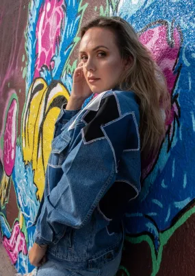 Denim Patchwork Jacket