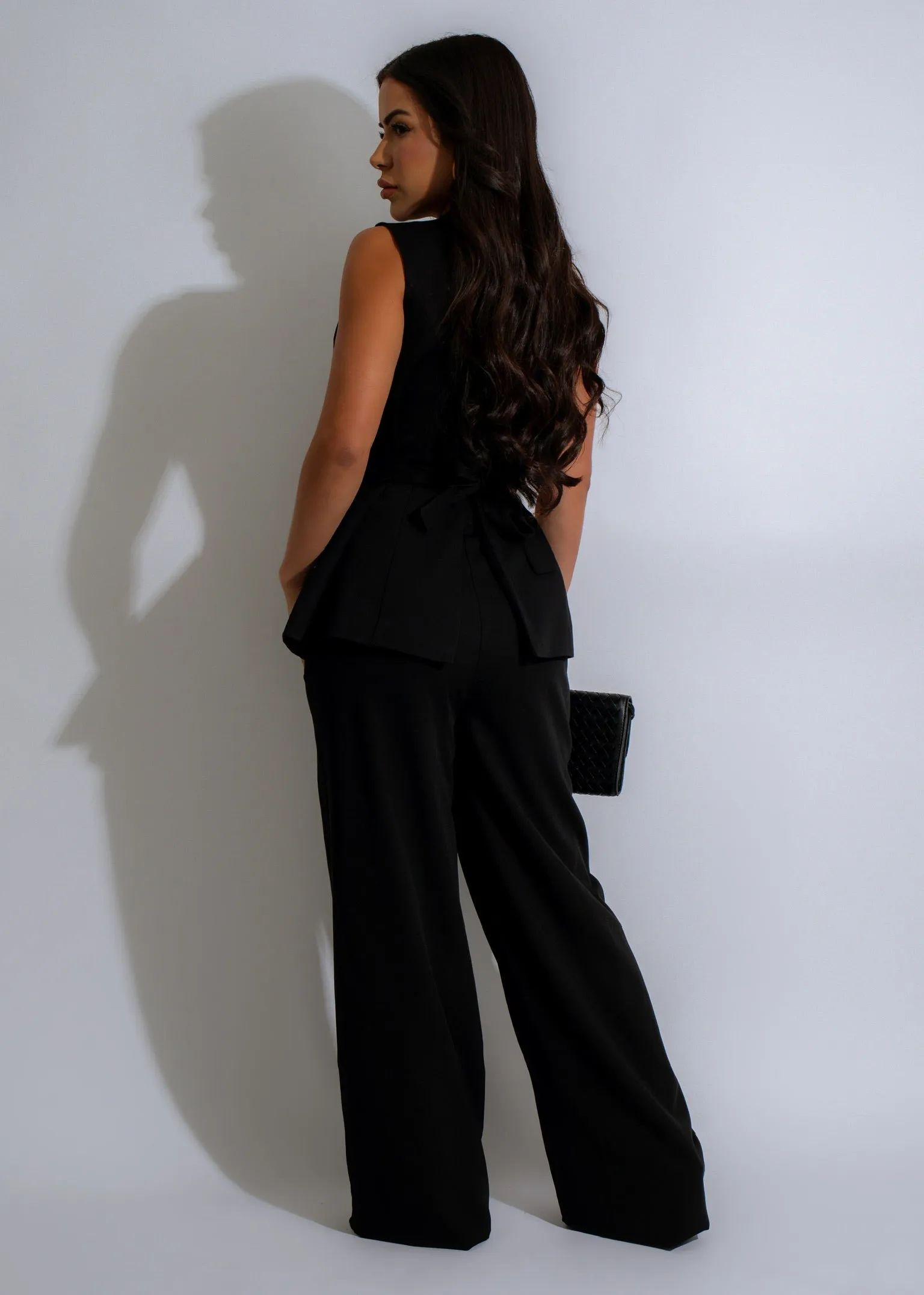 Empire Of Sophistication Pant Set Black