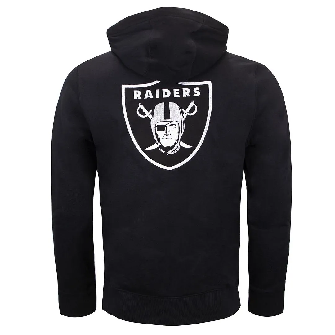 Fanatics Oakland Raiders Mens Black Track Jacket