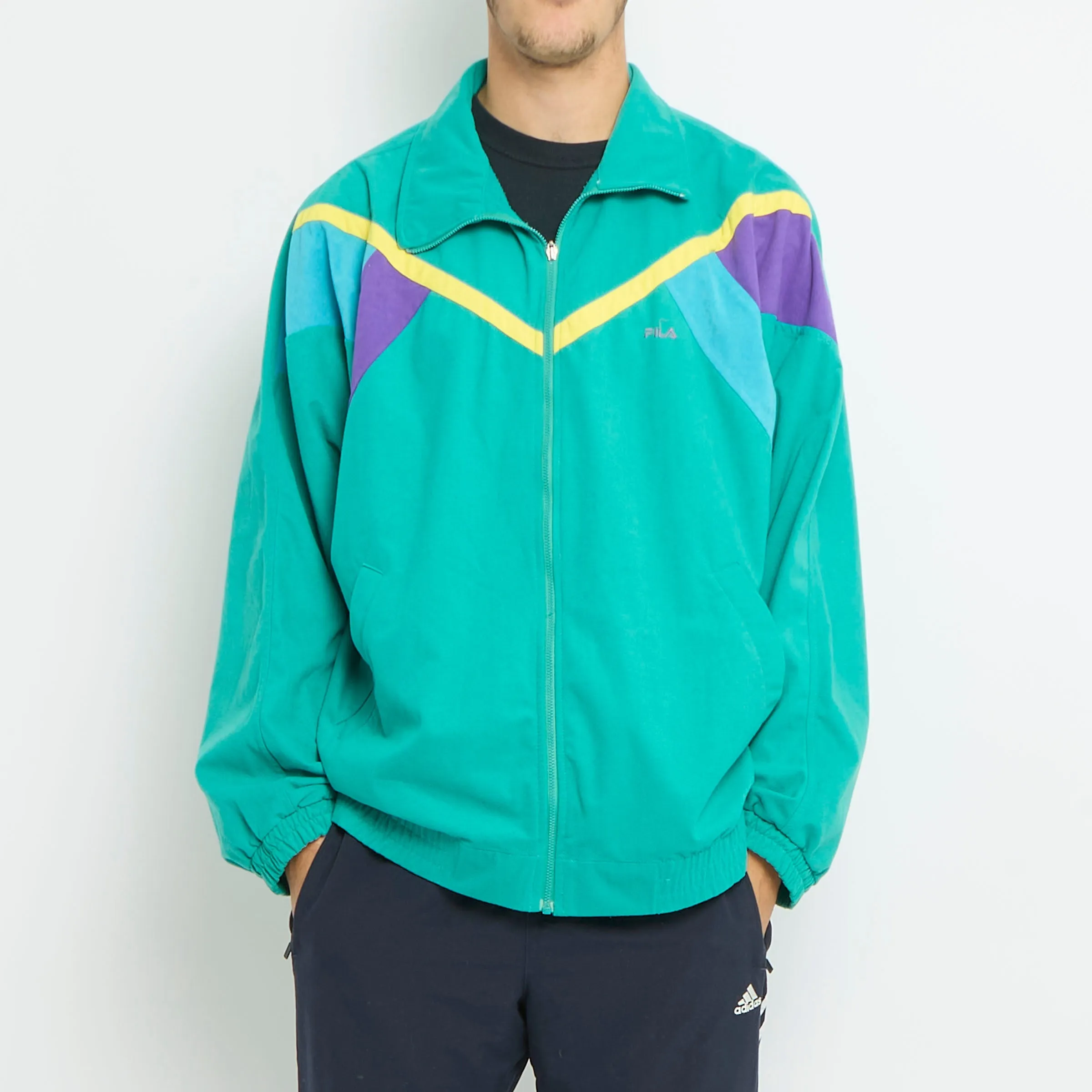 Fila Spellout Track Jacket - XXL