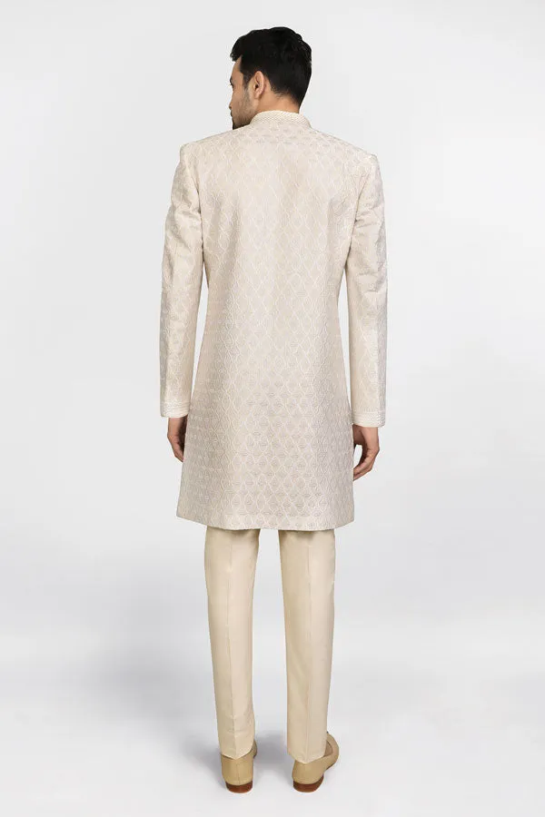Floral Ogee Sherwani - Vivaan