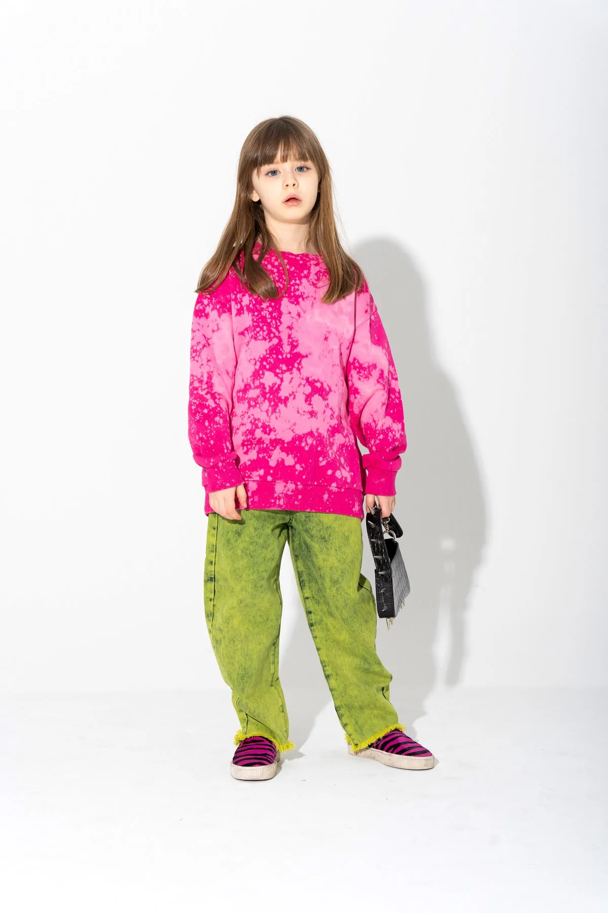 GREEN BAGGY TROUSERS